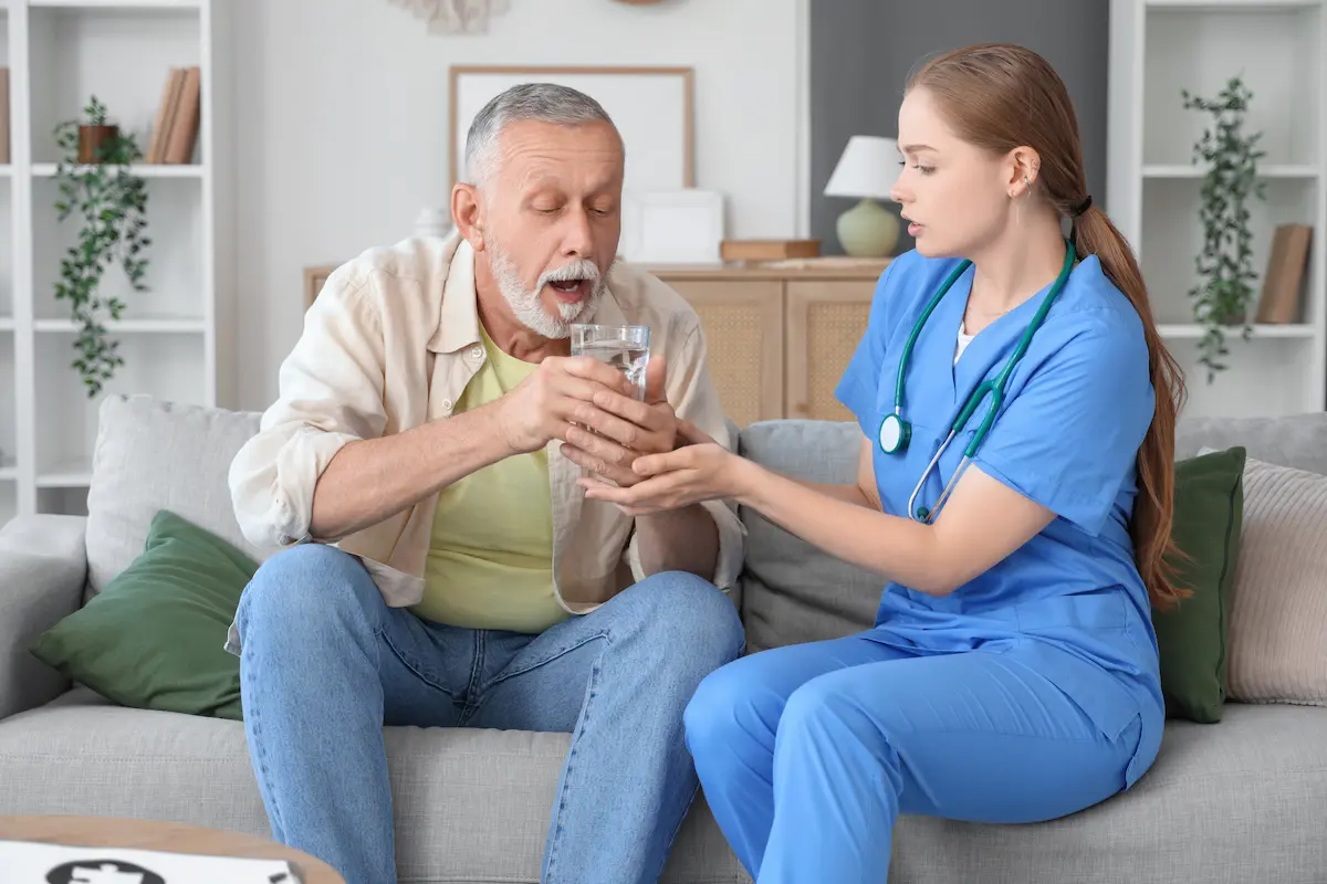 parkinsons-disease A man with Parkinson's disease