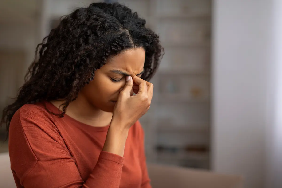 a woman with pansinusitis in miami