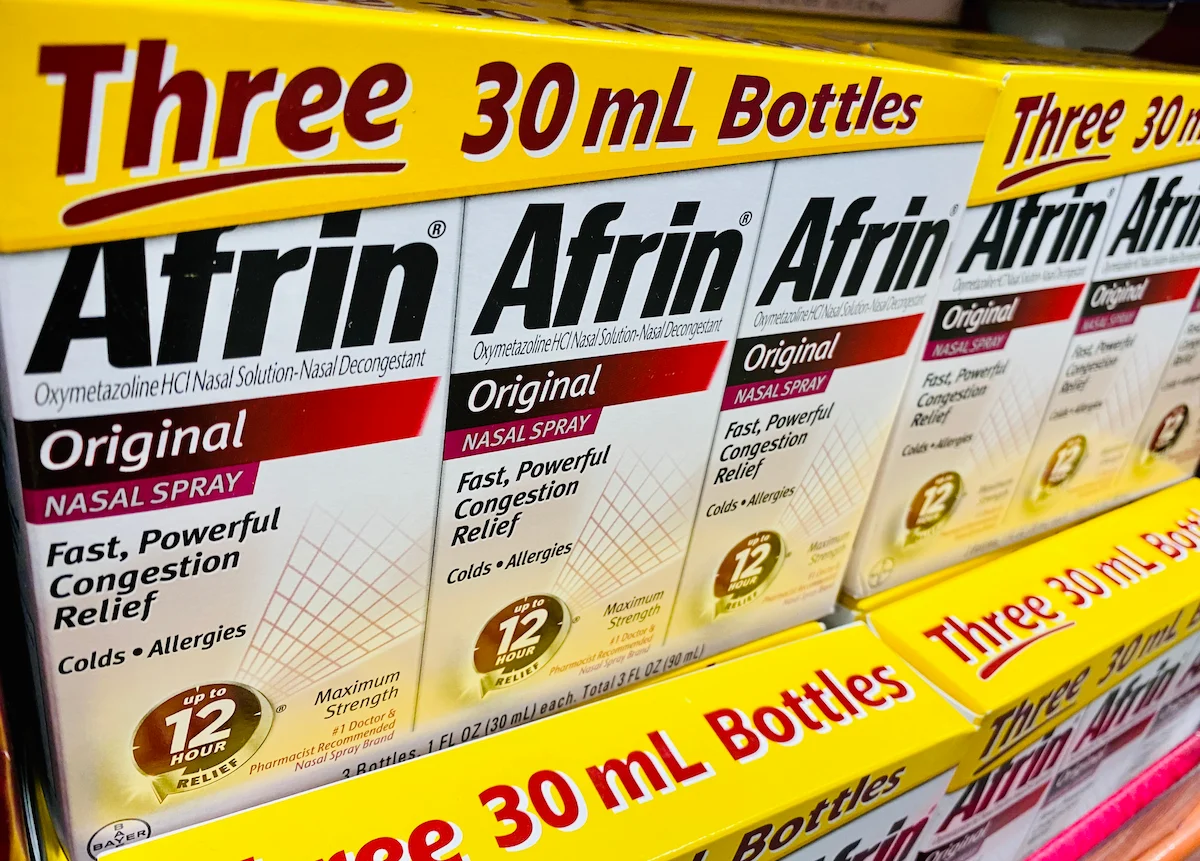 Afrin one of the best nasal decongestants in Miami